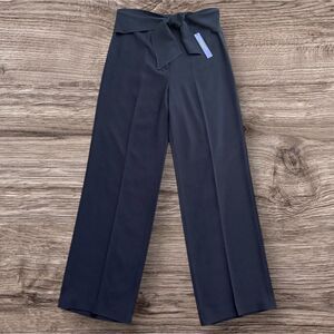 Elie Tahari Black Wide Leg Sash Pant Women’s Size US 12 Trousers